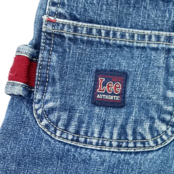 Vintage 90's LEE Boys 'Carpenter' Style Jeans Shorts 7X Sturdy Play School Retro - Picture 4 of 8